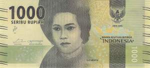 Indonesien 1000 Rupiah 2018 p154c-1